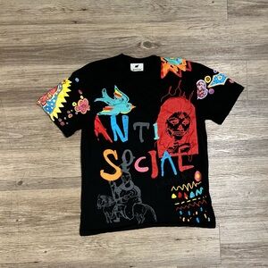 Maison Noir Anti-Social Black T shirt Men’s